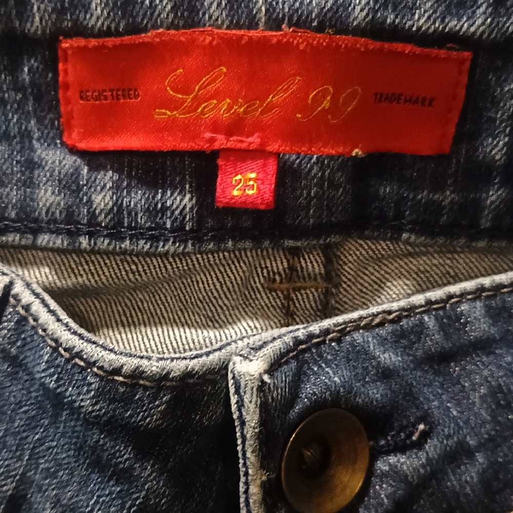 Level 99 Womens Denim Jeans Size 25